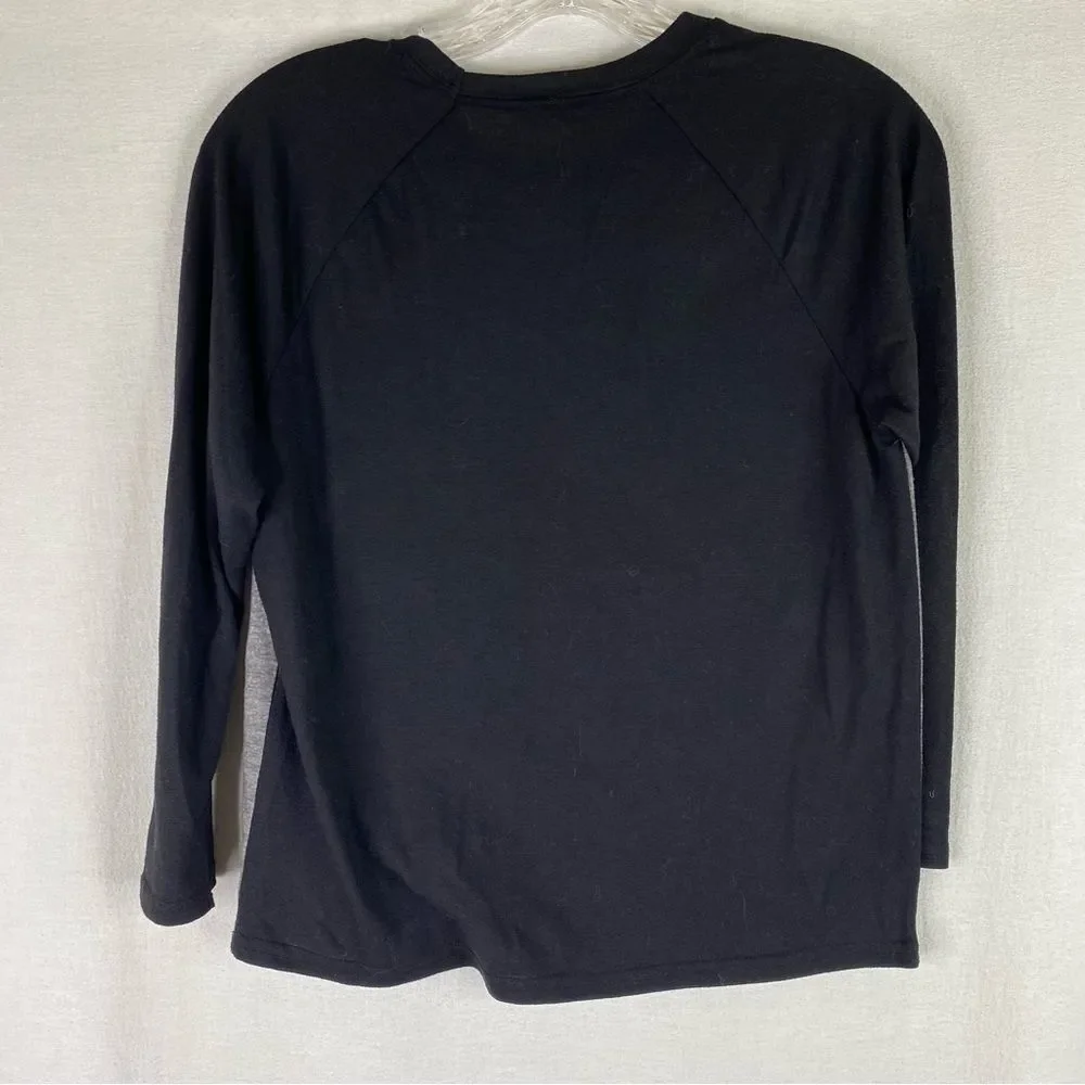 5/$25 Children’s Place Black Gray Football Built To Win Long Sleeve PJ Shirt L